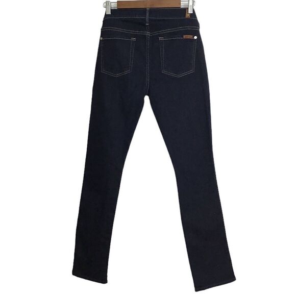 7 forallmankind Blue The Modern Straight Jean Size 30 - Picture 4 of 10
